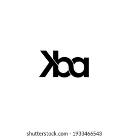letras kba, diseño original del logotipo del monograma