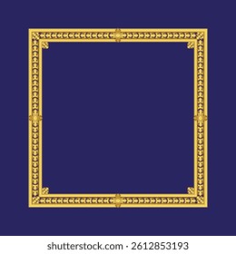 Kbach Khmer border frame Square photos frame