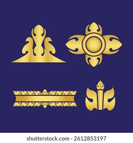 Kbach Khmer ornament element decoration