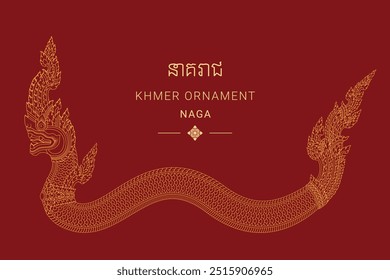 Kbach Khmer, Khmer Ornamento, Estilo Naga 