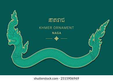 Kbach Khmer, Khmer Ornamento, Estilo Naga 