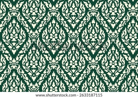 Kbach Khmer Vector, Khmer Ornament.