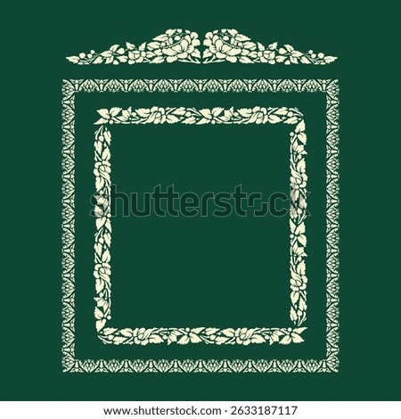 Kbach Khmer Vector, Khmer Ornament.
