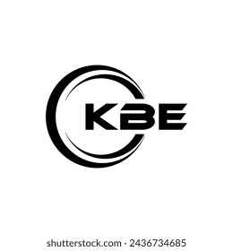 KBE Letter Logo Design, Inspiration für eine einzigartige Identität. Moderne Eleganz und kreatives Design. Wasserzeichen Ihren Erfolg mit dem Striking this Logo.