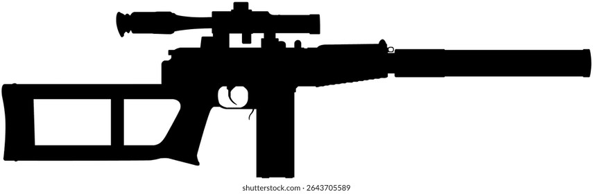 Vector de silueta de ilustración KBP 9A-91