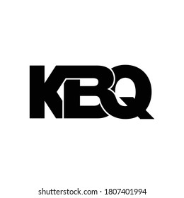 Vector de diseño de logotipo de la letra KBQ