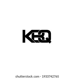 kbq letter original monogram logo design