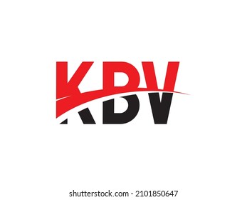 KBV Letter Initial Logo Design Vector Illustration