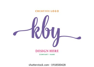 KBY lettering logo is simple, easy to understand and authoritative