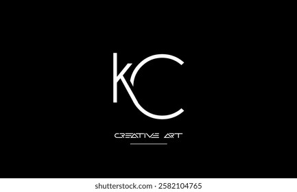 KC, CK, K, C abstract letters logo monogram