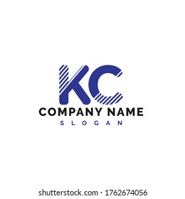 KC Letter Logo Design. KC letter logo Vector Illustration - Vector