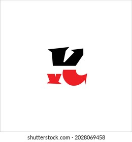 EMPRESA DE DISEÑO DE LOGOTIPO KC LETTER VECTOR NEGRO