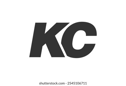 KC Techno Editable Font Logo For Corporate Branding. Bold, Futuristic Design With Unique Typographic Ideas. Minimal Custom Type And Dynamic Letter Variations For Promotion, Printing, And Book Titles