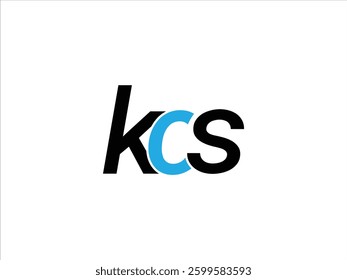 KCS Logo with Green Leaf, a Clean and Modern Corporate Identity.