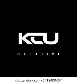 KCU Letter Initial Logo Design Template Vector Illustration