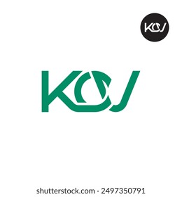 KCV Logo Letter Monogram Design