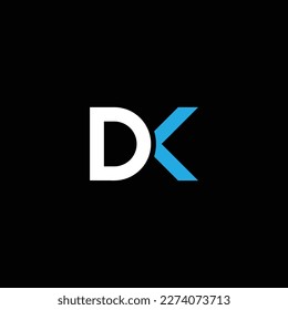 KD or DK abstract outstanding professional business awesome artistic branding company different colors illustration logo