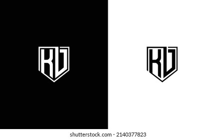 KD initial based minimal logo design typography vector