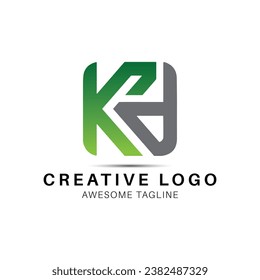 KD letter logo design icon