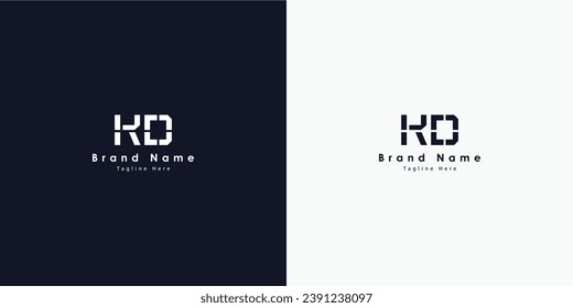 KD Letters vector logo design