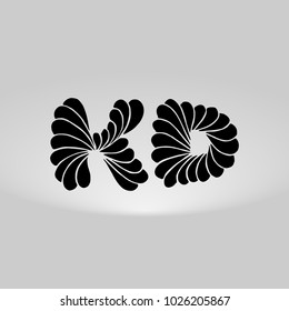 KD Logo, Decorative, Romantic