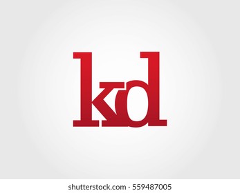 kd lowercase logotype
