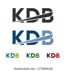 KDB Logo Vector Icon Illustration