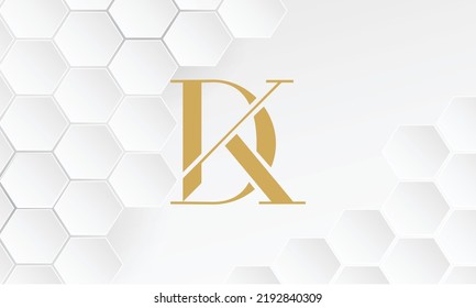 KD,DK Abstrakte Buchstaben Logo Monogramm.