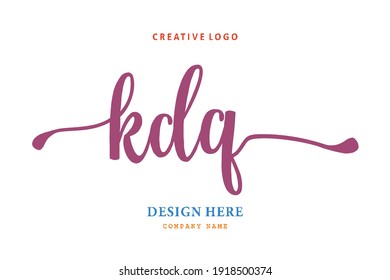 KDG lettering logo is simple, easy to understand and authoritative