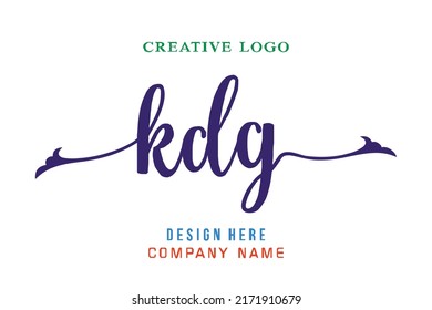 KDG  lettering logo is simple, easy to understand and authoritative