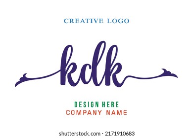 KDK  lettering logo is simple, easy to understand and authoritative