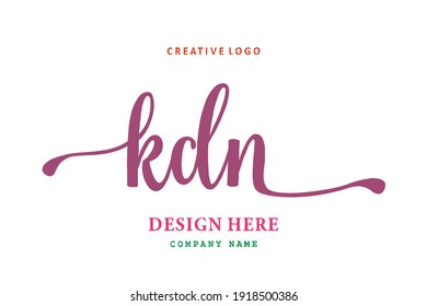 KDN lettering logo is simple, easy to understand and authoritative