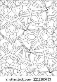 Kdp Coloring Page. Adult Coloring Page. Mandala Coloring Page