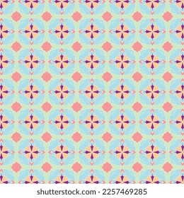 KDP Geometric seamless Coloring Pattern