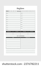 Kdp Interior design, daily log book ,daily planner, journal, sheets, work out log book template in one file,  Temperature Log Book, Weekly Reflection for your KDP Business