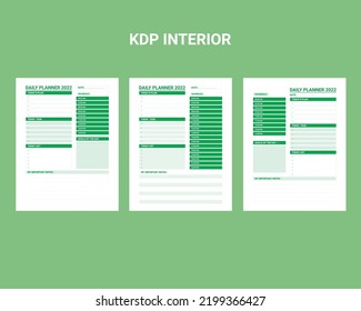 KDP Interior design daily planer 2022