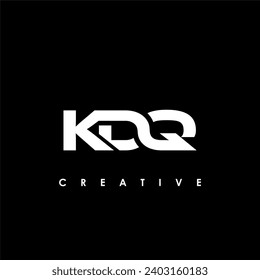 KDQ Letter Initial Logo Design Template Vektorgrafik	
