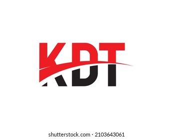 KDT Letter Initial Logo Design Vector Illustration