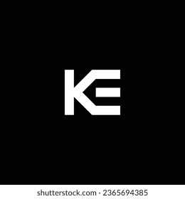 KE or EK abstract outstanding professional business awesome artistic branding company different colors illustration logo