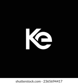 KE or EK abstract outstanding professional business awesome artistic branding company different colors illustration logo