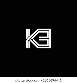 KE o EK abstract sobresaliente negocio profesional impresionante marca artística empresa de diferentes colores ilustración logo