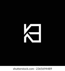 KE o EK abstract sobresaliente negocio profesional impresionante marca artística empresa de diferentes colores ilustración logo