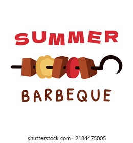 Kebab BBQ Yummy Grill design