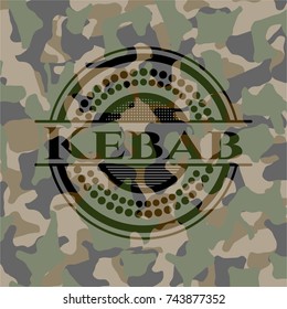 Kebab camouflaged emblem