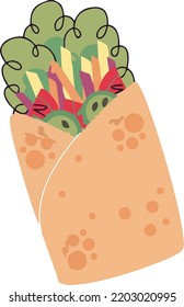 Kebab Food vector illustration design