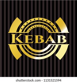 Kebab gold shiny emblem