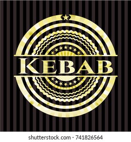 Kebab gold shiny emblem