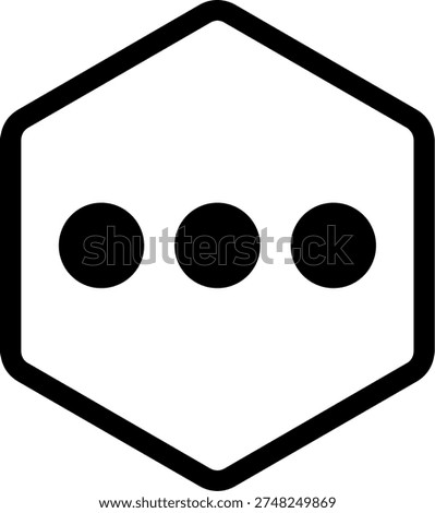 Kebab Horizontal Vector Icon Design Symbol Design Symbol
