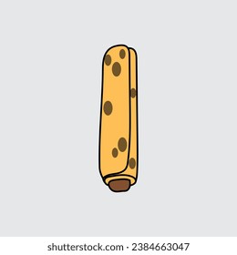 Kebab Icon. Cartoon of Sickle Vector