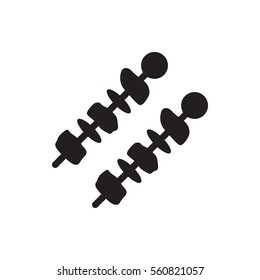 kebab icon illustration isolated vector sign symbol